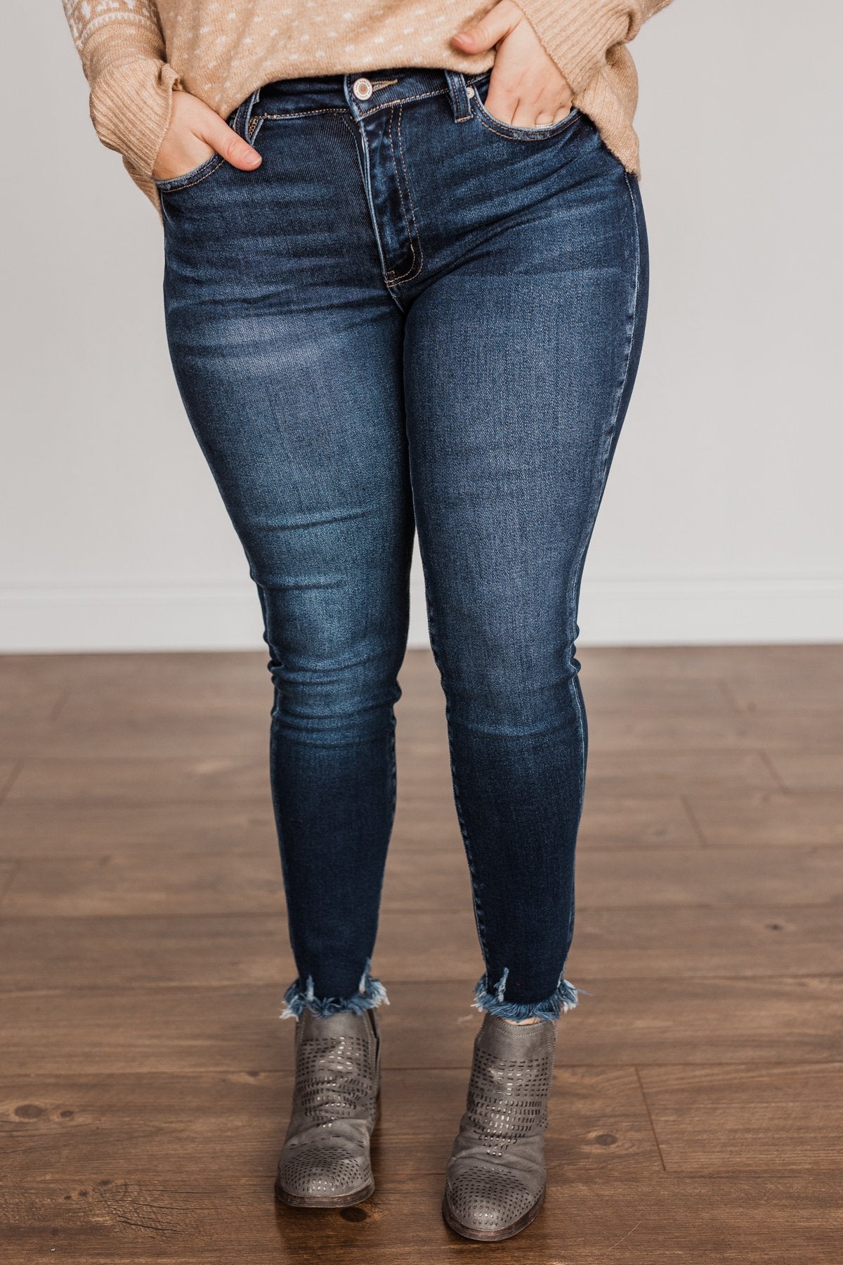 KanCan High-Rise Super Skinny- Emerie Wash