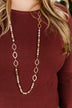 Forever And Always Necklace- Pink Aventurine