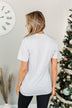 "Mama Claus" Graphic Tee- Light Heather Grey
