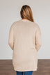 Looking Fearless Knit Cardigan- Cream