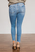 Vervet Distressed High-Rise Skinny Jeans- Willow Wash