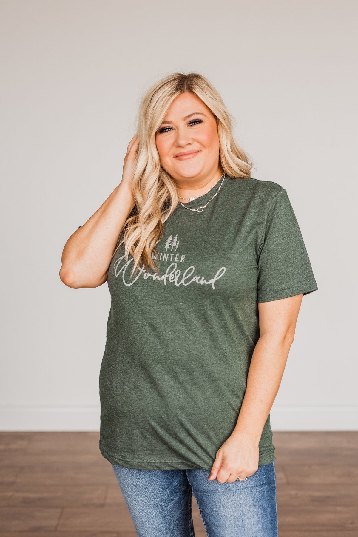 "Winter Wonderland" Graphic Tee- Wintergreen