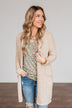 Looking Fearless Knit Cardigan- Cream