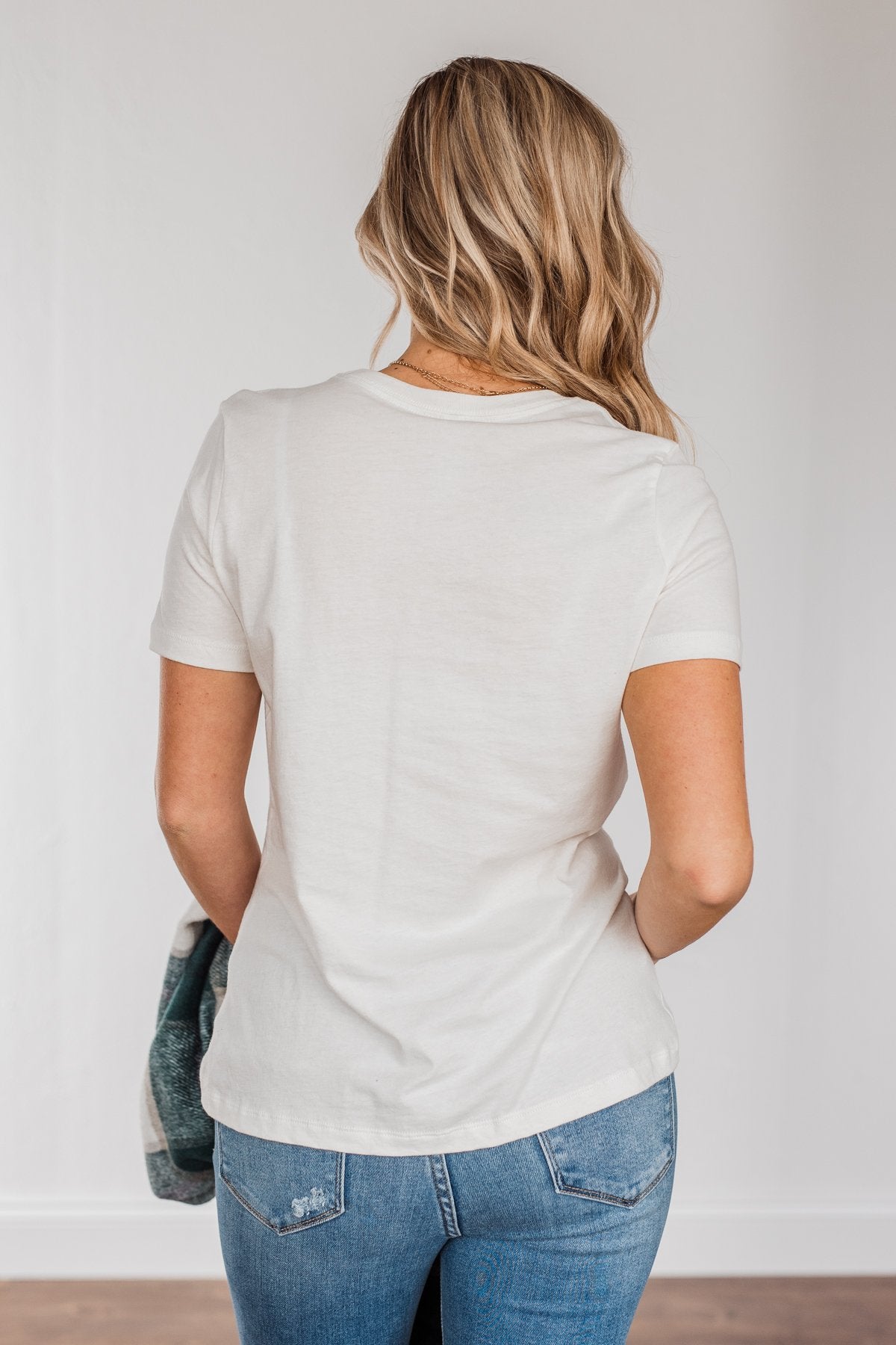 "Take Me To The Mountains" Graphic Tee- Cream