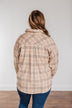 Happiest Of All Plaid Jacket- Taupe & Chocolate