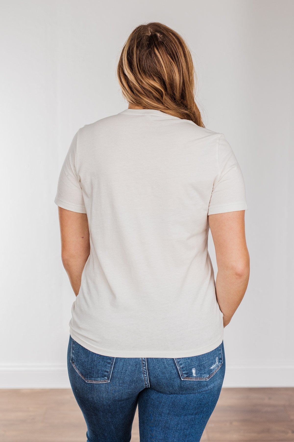 "Take Me To The Mountains" Graphic Tee- Cream