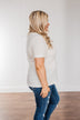 "Take Me To The Mountains" Graphic Tee- Cream