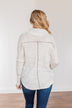 Lovely Life Cowl Neck Top- Ivory