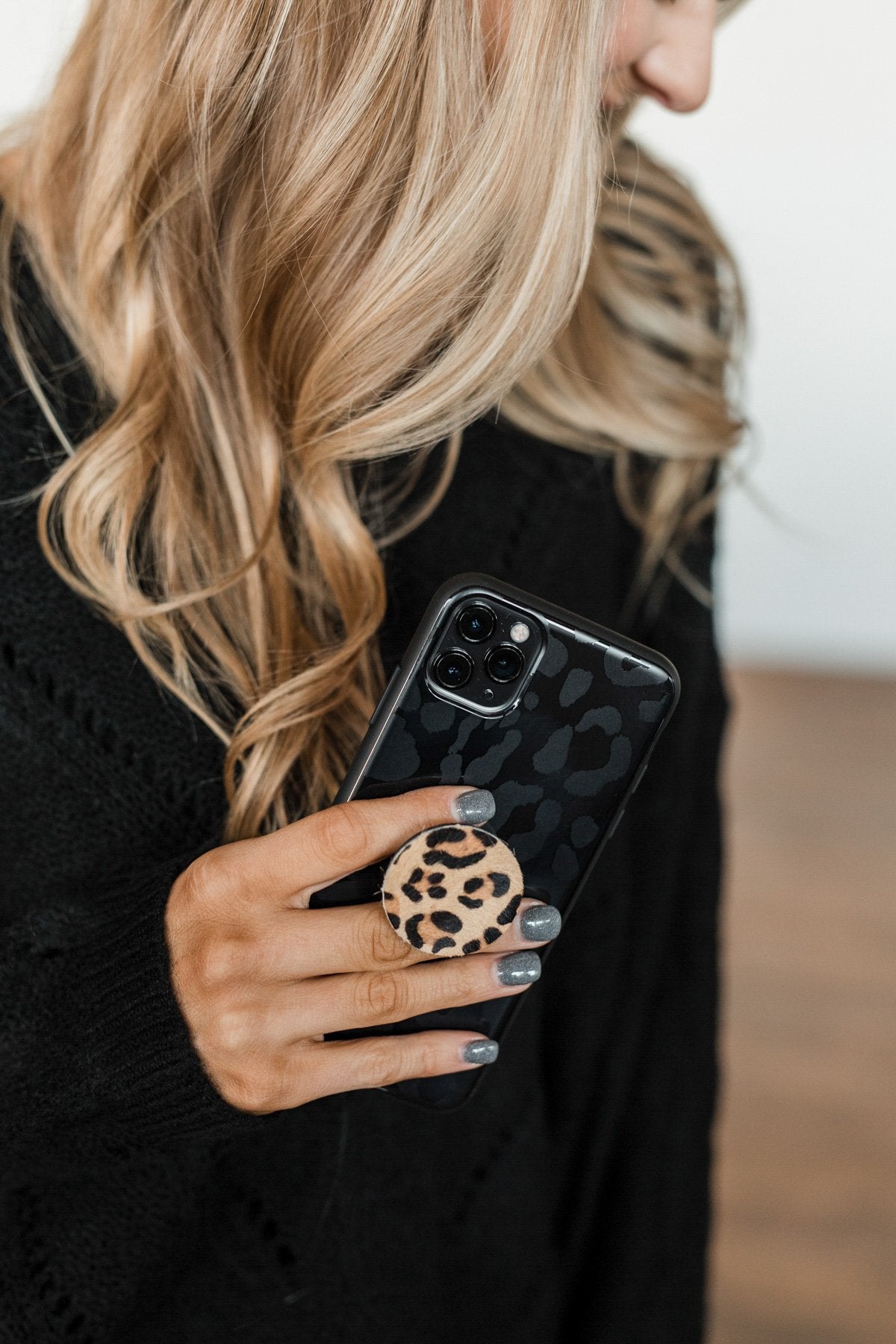 Leopard Print Phone Grip