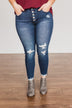 KanCan High Rise Skinny Ankle- Tabitha Dark Wash