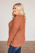 Can't Phase Me Knit Sweater- Marsala