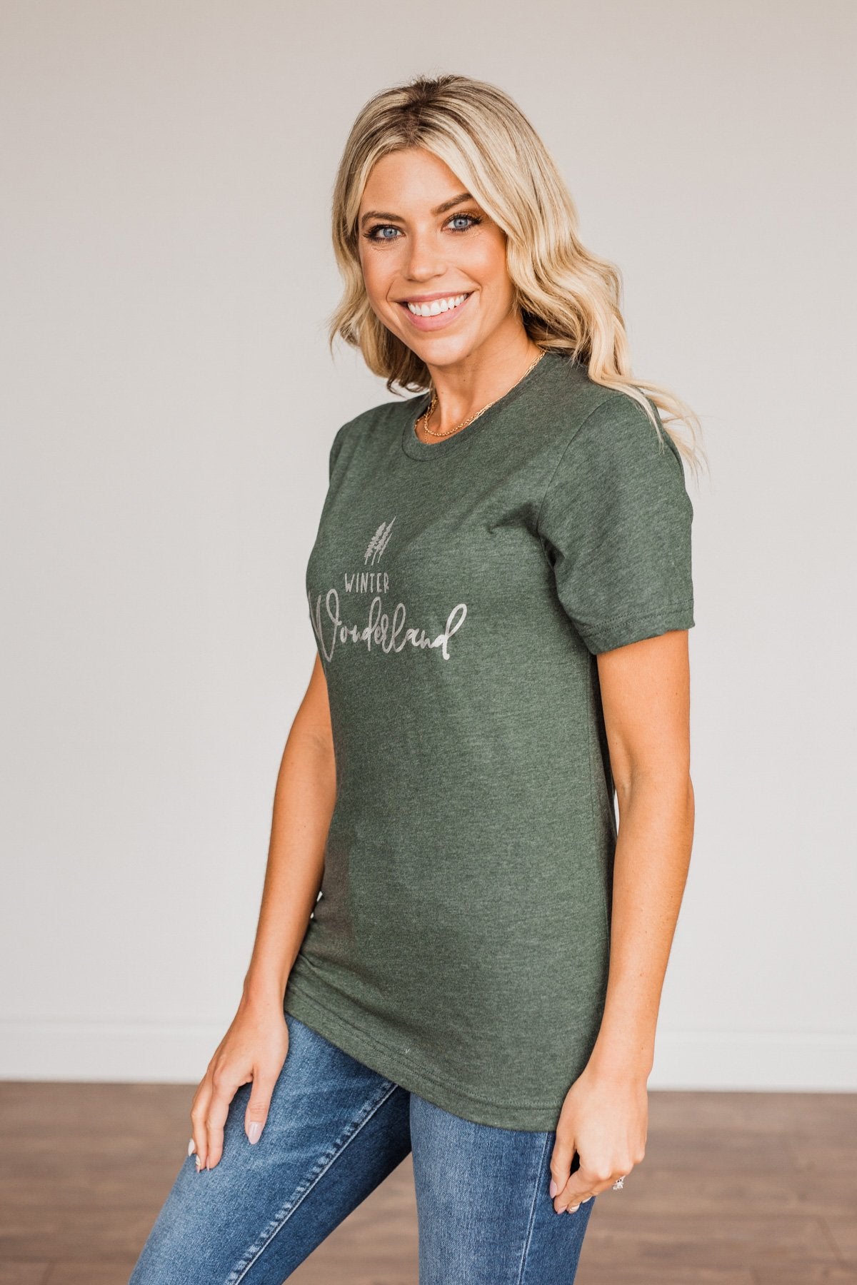 "Winter Wonderland" Graphic Tee- Wintergreen
