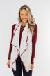 Let's Be Jolly Drape Vest- Ivory