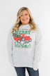 "Merry Little Christmas" Graphic Top- Heather Grey