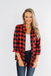 On An Adventure Plaid Top- Buffalo Plaid