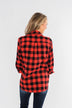 On An Adventure Plaid Top- Buffalo Plaid