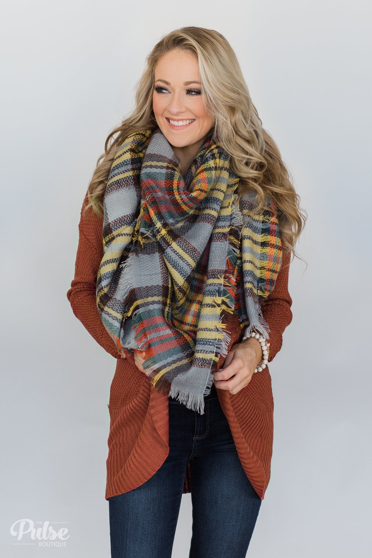 Pretty in Fall Blanket Scarf