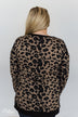Wild In Your Smile Leopard Top- Black & Taupe