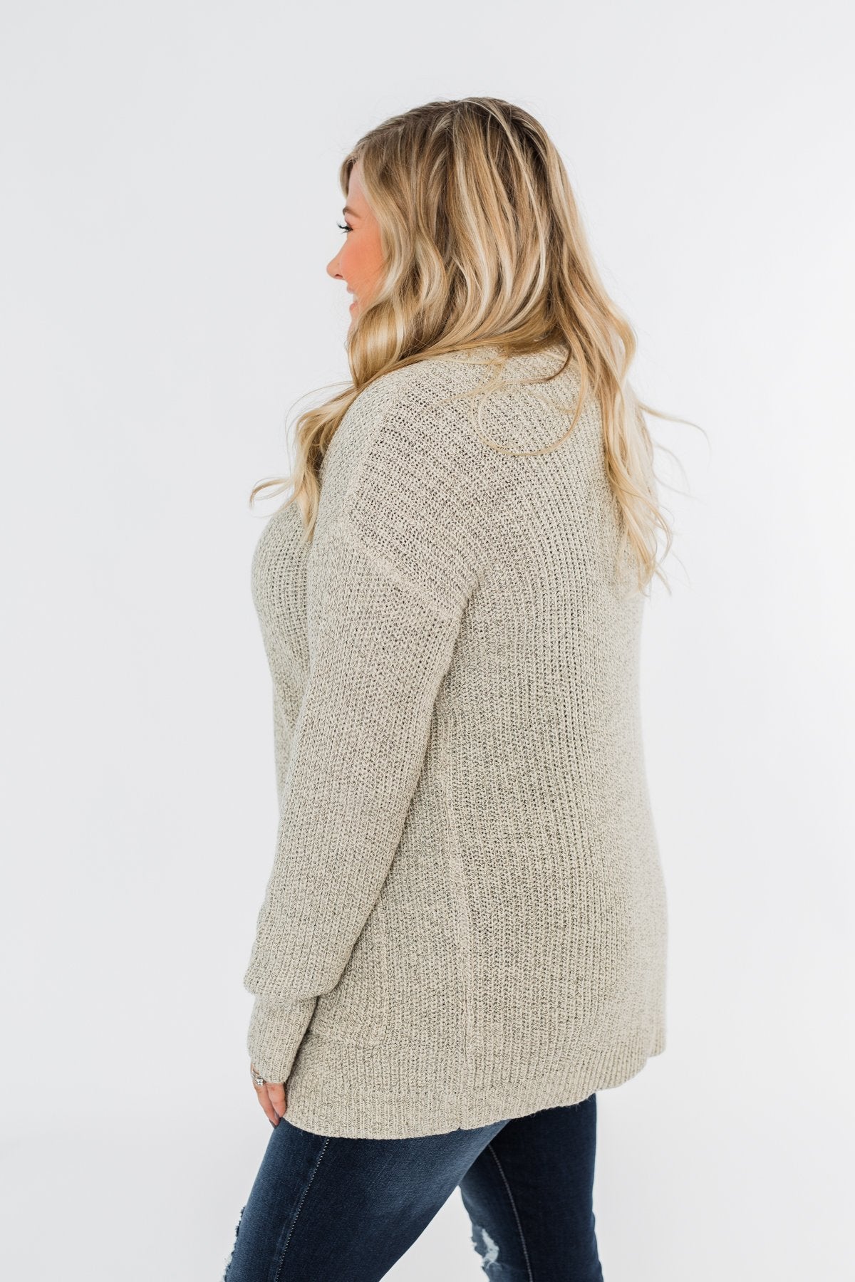 Making Memories Knit Cardigan- Oatmeal