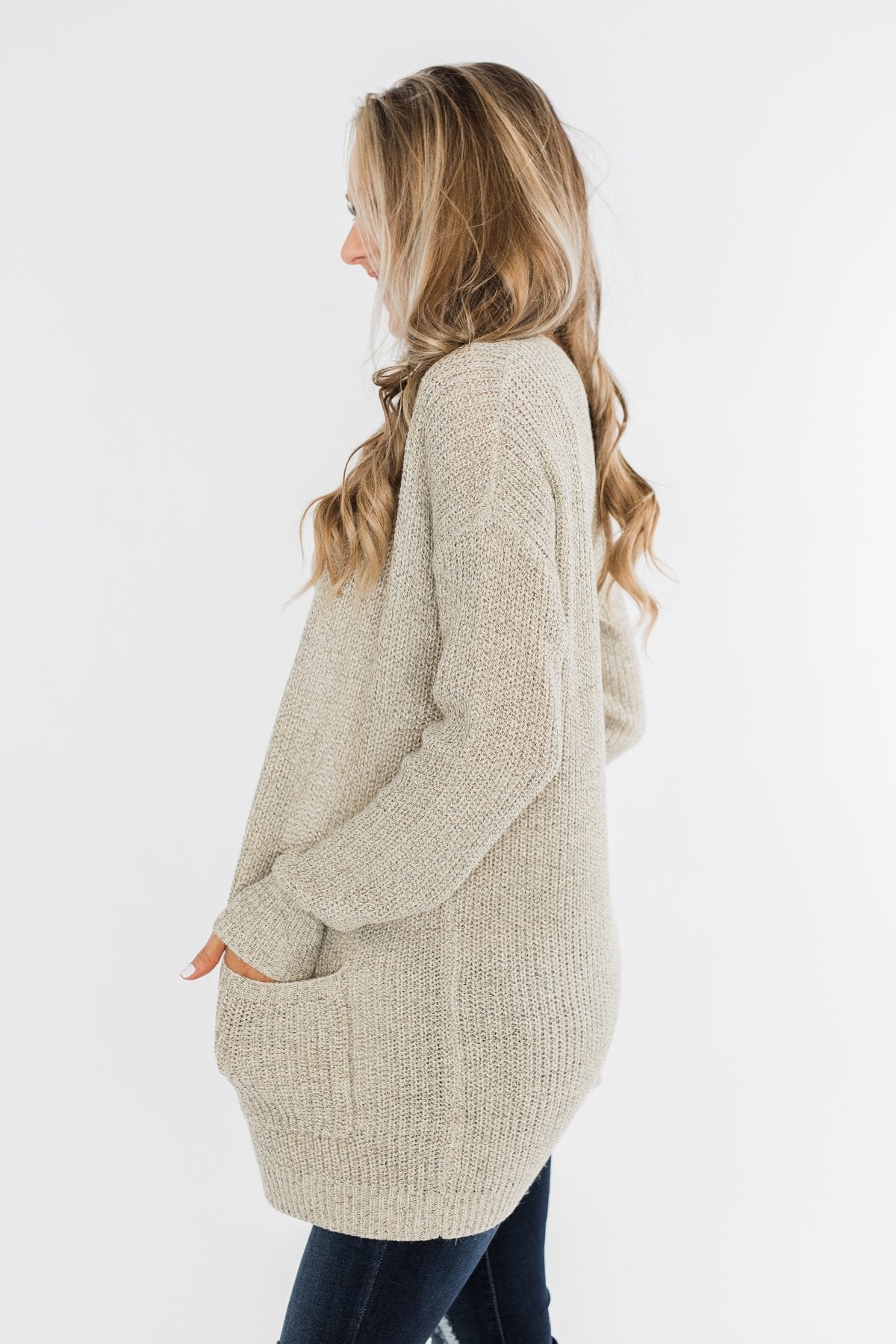 Making Memories Knit Cardigan- Oatmeal