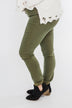Cello Button Fly Skinny Jeans- Olive