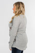 Winter Wonderland Thermal Top- Grey