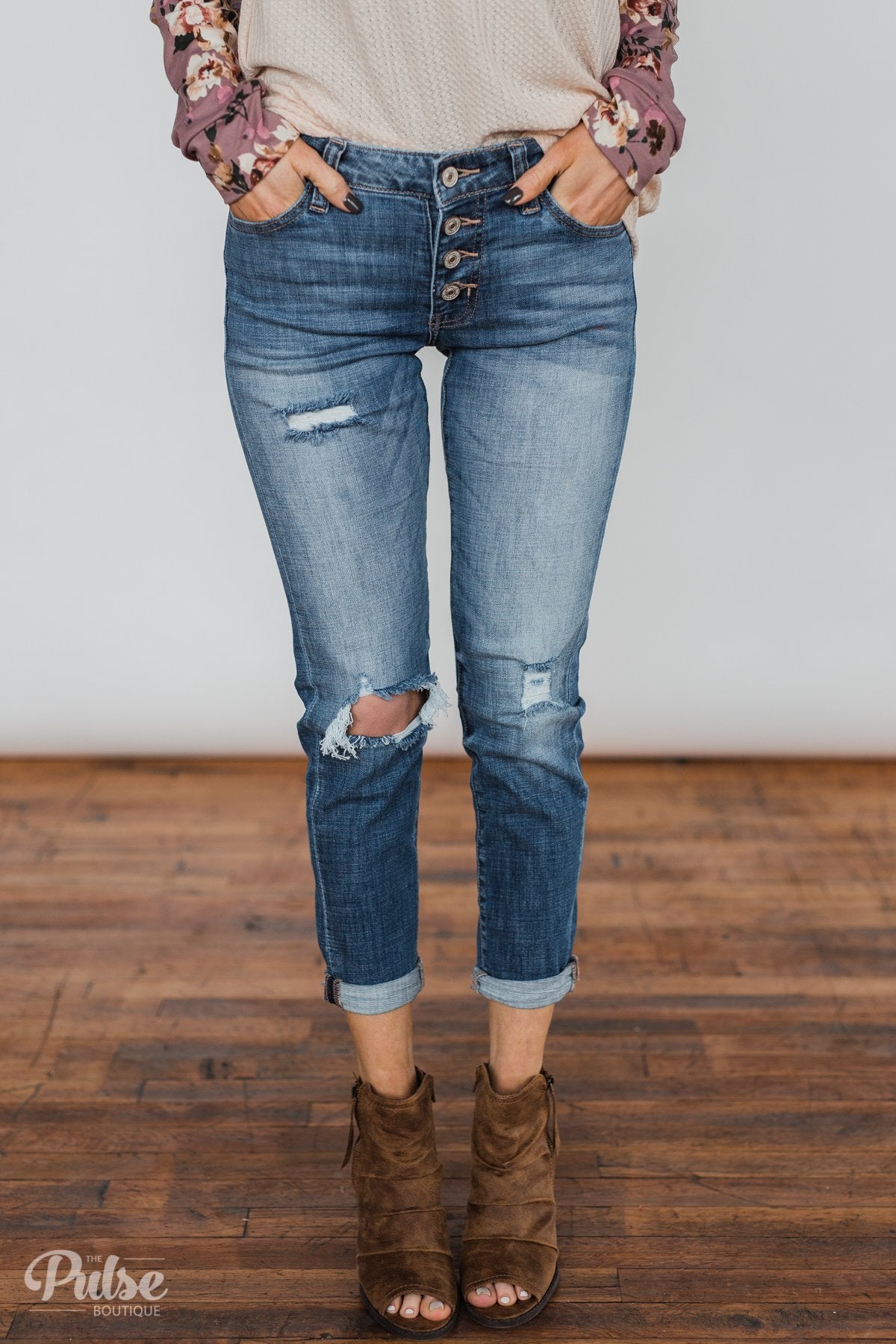 Kan Can Boyfriend Jeans- Scarlett Wash