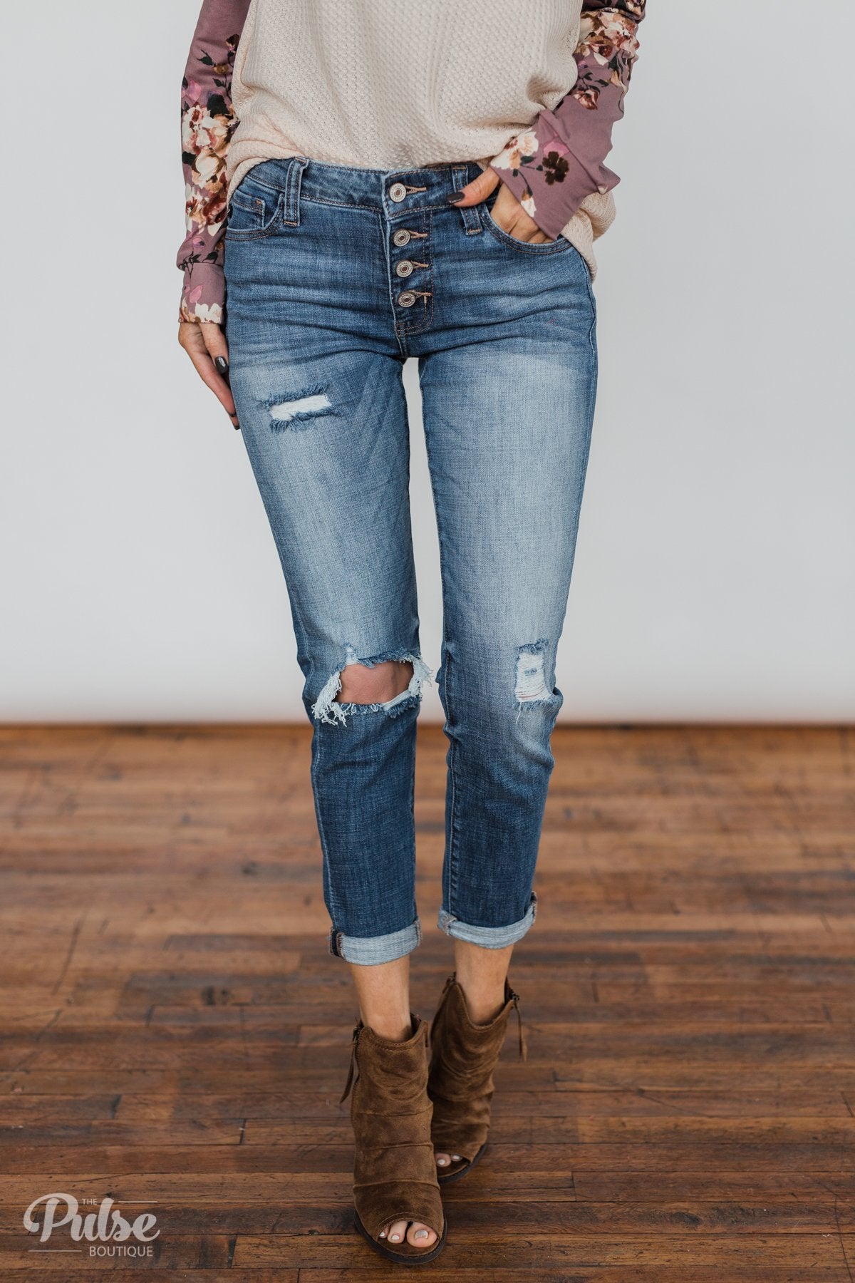 Kan Can Boyfriend Jeans- Scarlett Wash