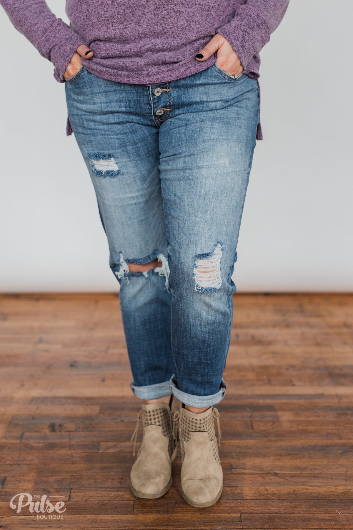 Kan Can Boyfriend Jeans- Scarlett Wash