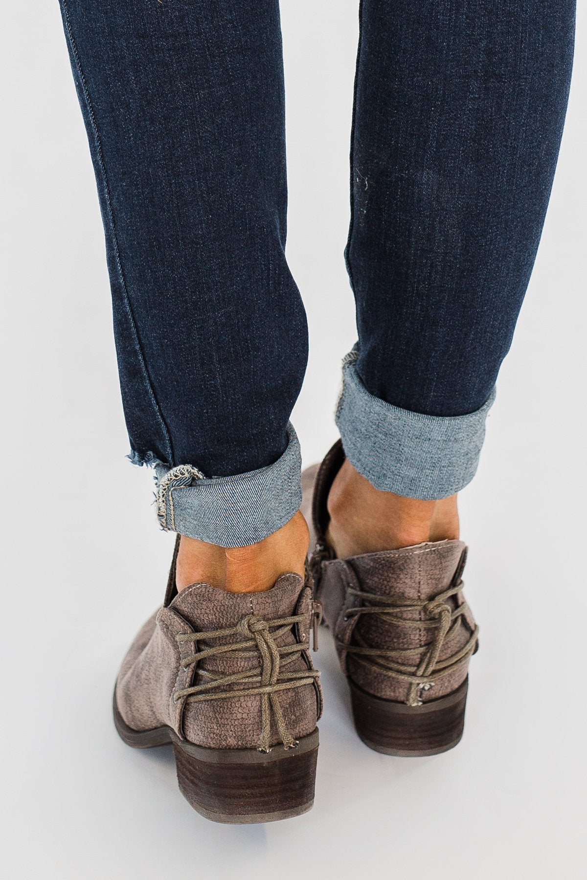 Very G Rebecca Booties- Taupe