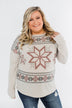 Winter Wonderland Thermal Top- Beige