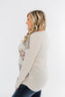 Winter Wonderland Thermal Top- Beige