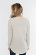 Winter Wonderland Thermal Top- Beige