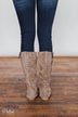 Very G Unstructured Boots- Taupe