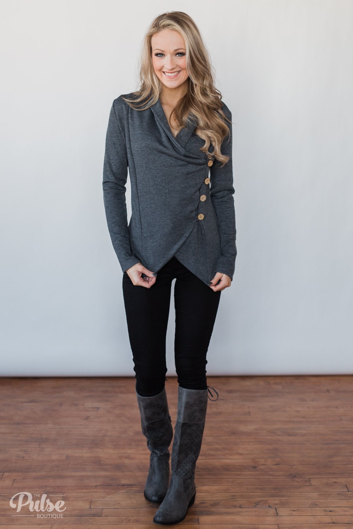 The Perfect Occasion Jacket- Charcoal