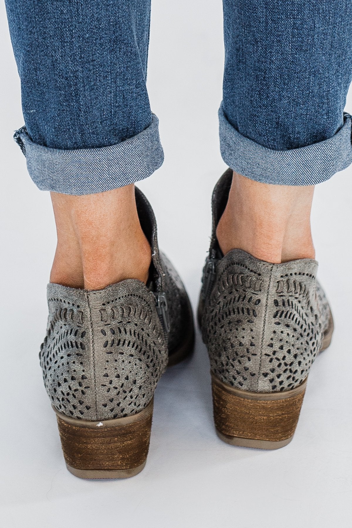 Not Rated Noka Booties- Grey