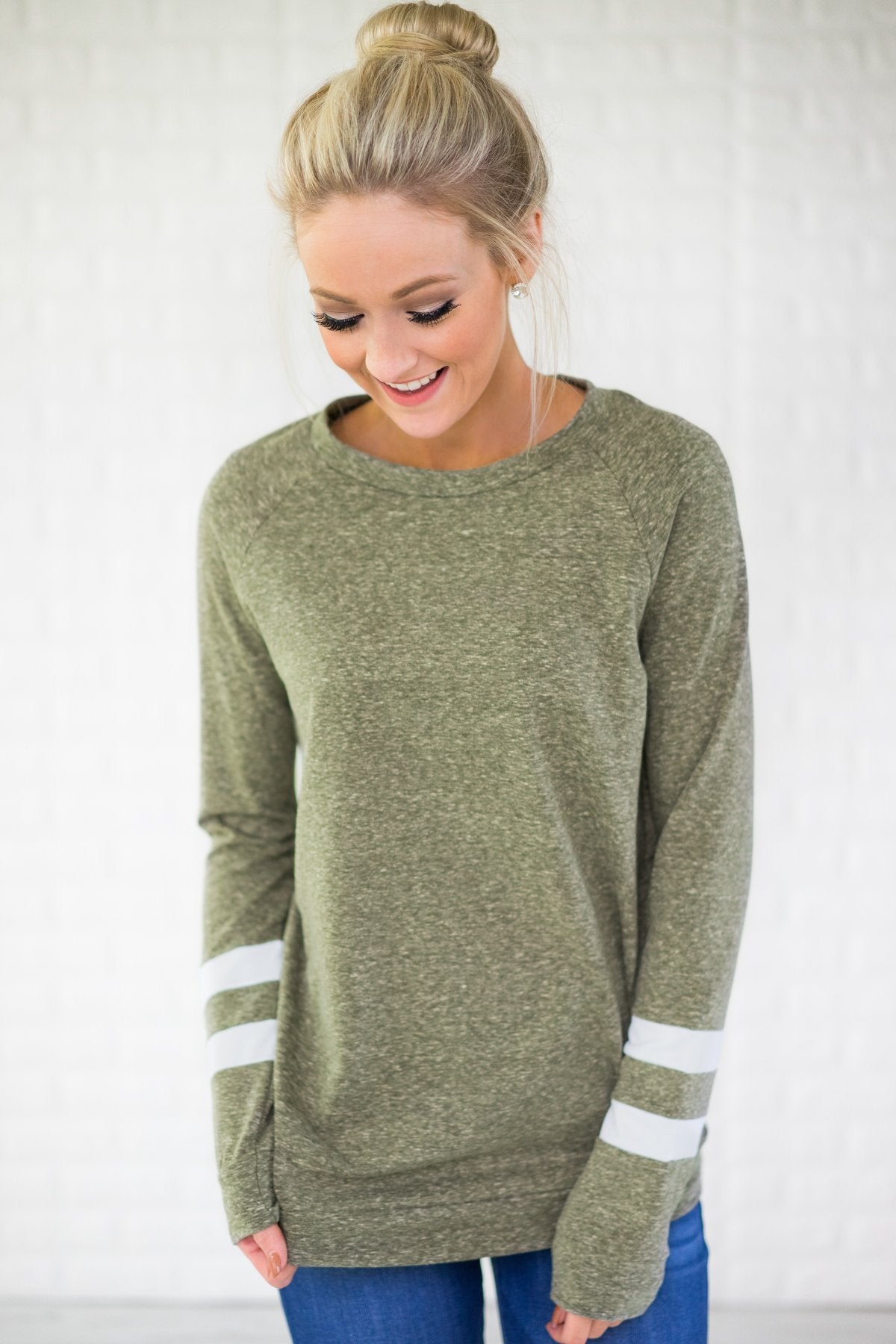 Start of Something New Top ~ Moss Green