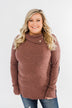 Moments Like This Knit Button Top- Dark Mauve