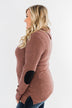 Moments Like This Knit Button Top- Dark Mauve