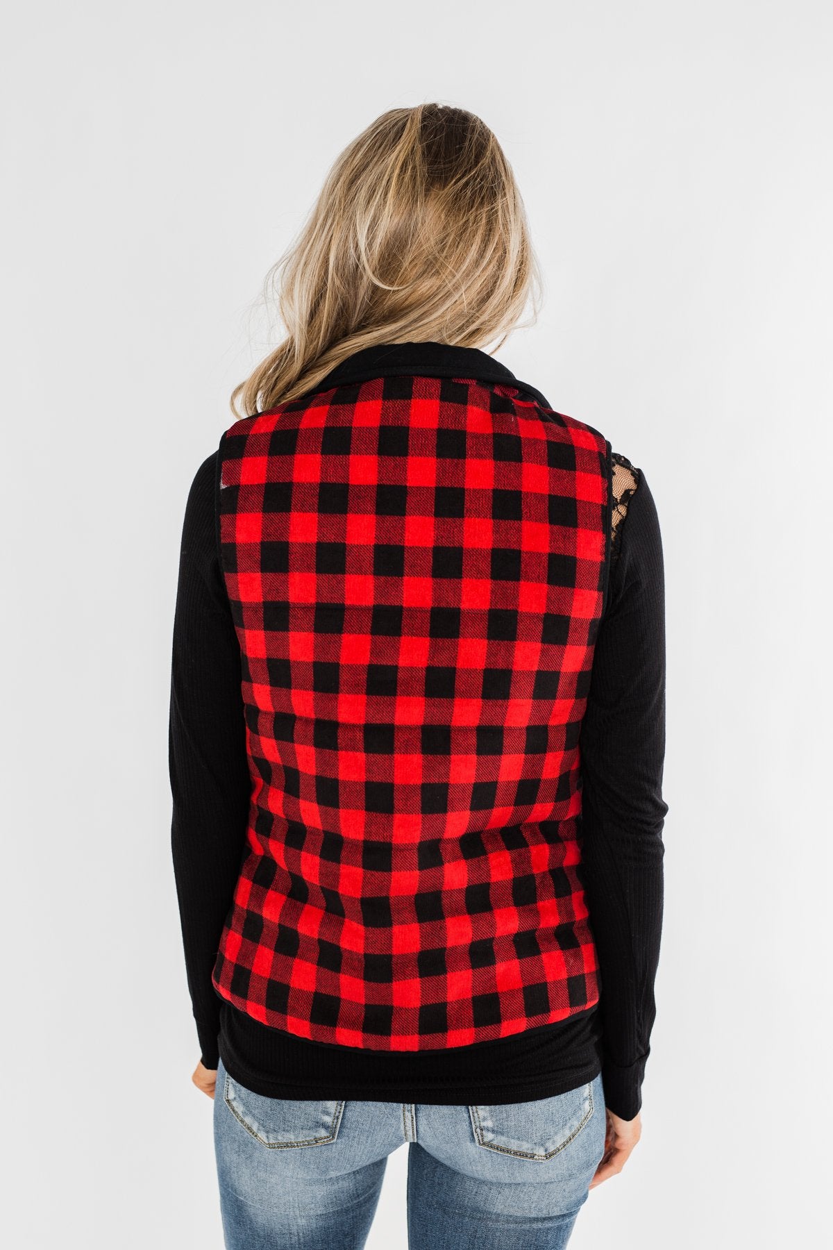 Keep It Cool Vest- Buffalo Plaid