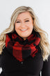Cute & Comfy Infinity Scarf- Buffalo Plaid