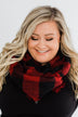 Cute & Comfy Infinity Scarf- Buffalo Plaid