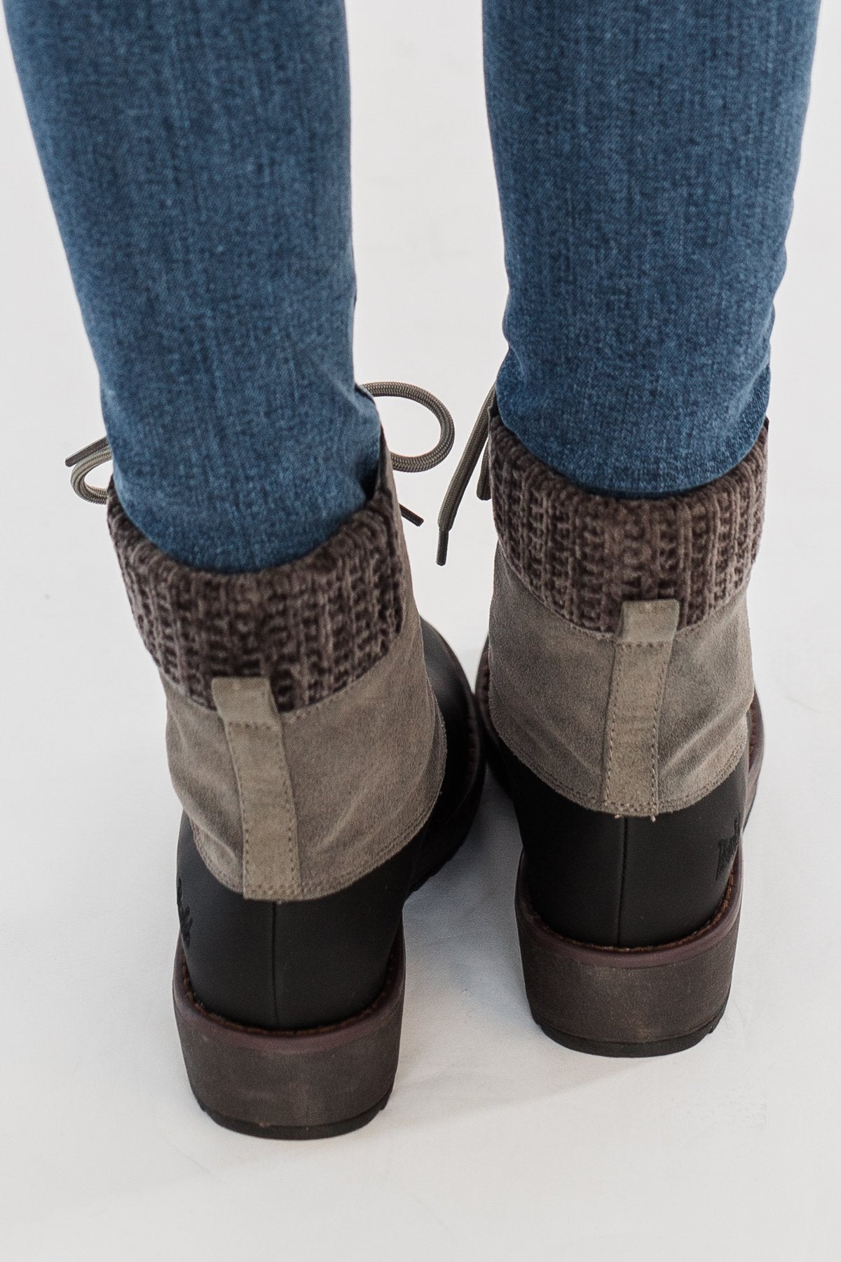 Blowfish Cabrillo Lace Up Boots- Black & Smoke