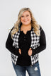 Keep It Cool Vest- White Buffalo Plaid