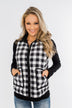 Keep It Cool Vest- White Buffalo Plaid