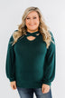 Dance The Day Away Criss Cross Top- Emerald Green