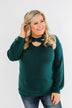 Dance The Day Away Criss Cross Top- Emerald Green