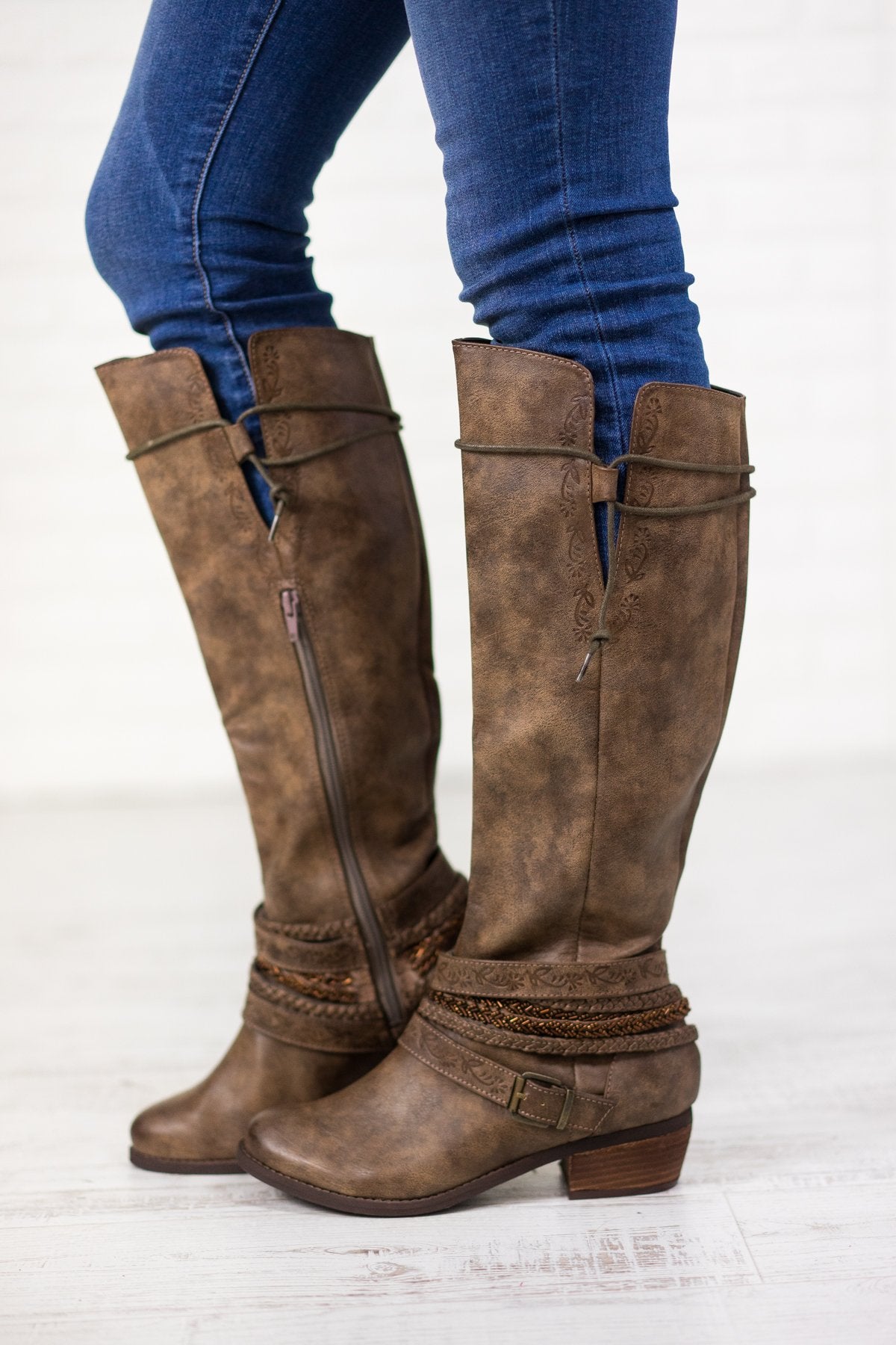 Not Rated Jurupa Boots Taupe