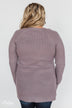 Cooler Weather Tunic Sweater- Dusty Lavender