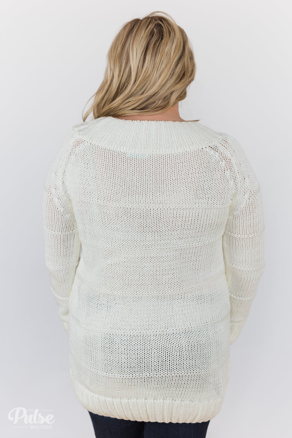 Cuddle Me Close Knitted Sweater- Ivory